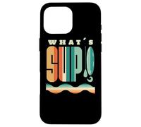What's Sup Stand Up Paddle Board Paddling Vintage Supboard Coque pour iPhone 16 Pro Max