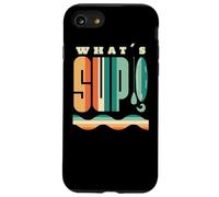 What's Sup Stand Up Paddle Board Paddling Vintage Supboard Coque pour iPhone SE (2020) / 7/8