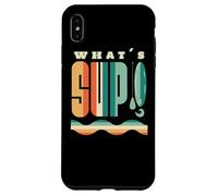 What's Sup Stand Up Paddle Board Paddling Vintage Supboard Coque pour iPhone XS Max
