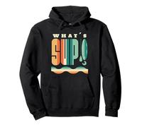 What's Sup Stand Up Paddle Board Paddling Vintage Supboard Sweat à Capuche