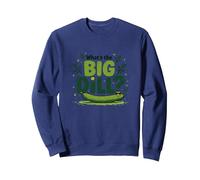 What's The Big Dill Funny Pickle Pun Foodie Humour Sweatshirt, Unisexe pour Adultes, Bleu Marine, M