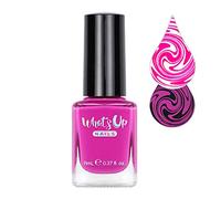 Whats Up Nails - Bargain-villea Stamping Polish Pink Creme Lacquer for Stamped Nail Art Design 7 Free Cruelty Free Vegan