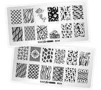 Whats Up Nails - Nautical Sea Stamping Plates 2 pack (B020, B038) for Nail Art Design
