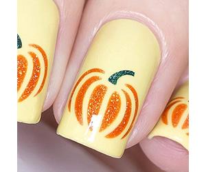 Whats Up Nails - Pumpkin Vinyl Stencils for Halloween Nail Art Design (1 Sheet, 20 Stencils)