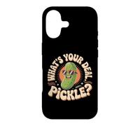 What's Your Deal Pickle Jeux de Mots, rires Coque pour iPhone 17