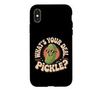 What's Your Deal Pickle Jeux de Mots, rires Coque pour iPhone X/XS