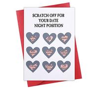 WhatSign Cartes de Saint-Valentin amusantes de 10,2 x 15,2 cm à gratter pour elle, lui, cartes de Saint-Valentin coquines pour petit ami, petite amie, mari, épouse, cartes d'anniversaire avec