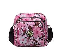 whatUneed Sac d'épaule de maman, Sac bandoulière léger en nylon Sac messenger imperméable pour femmes, Sac à main à poches multiples pour dames et filles