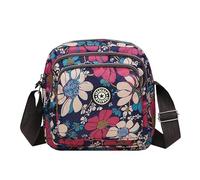 whatUneed Sac d'épaule de maman, Sac bandoulière léger en nylon Sac messenger imperméable pour femmes, Sac à main à poches multiples pour dames et filles