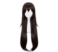 WHBHD 2022 Amber Genshin Impact Cosplay Femmes Filles 80cm Perruque Brown Perruque Cosplay Anime Cosplay Braid Perruques résistantes à la Chaleur Perruques synthétiques Halloween