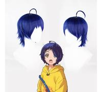 WHBHD 2022 Anime Cosplay Vêtements Perruque, priorité Oeuf Merveille Ohto Wig, Cheveux Courts Bleu foncé avec Perruque, for Halloween, fête, Quotidien, Carnaval, Vie Nocturne, Concerts, Mariages