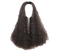 WHBHD 2022 Cinéma Film Princesse Moana Femmes Filles Longues Marron Brun bouclés de Cosplay Cosplay résistant Thermique
