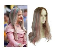 WHBHD 2022 Femmes Descendants 3 Adulte Audrey Perruque Princesse Long Burly Cosplay Perruques Synthétiques Cosplay Cosplay Costume Perruques