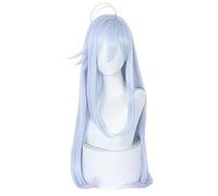 WHBHD Anime 86 Quatre-Vingt Six Cosplay Wig Vladilena Milize Cosplay Wig Bloody Regina Long Long Light Bleu Synthétique Hair Pêche résistant à la Chaleur