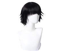 WHBHD Anime Air Killer Cospaly Sniper Masque Perruque Noir 35cm Synthèse résistante à la Chaleur Hair Anime Cosplay Play Wig Halloween Party