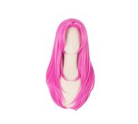 WHBHD Anime Coser Wig JoJo' S Bizarre Aventure Golden Wind Diavolo Rose Long Perruque Cosplay Cosplay Costume Résistant à la Chaleur Synthétique Hair Halloween Party Perruques