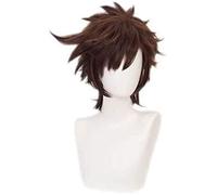 WHBHD Anime Cosplay Perruque de JoJo Aventure de JoJo JoJo Joestar Joestar Brown Cheveux Courts Courtiers Bande dessinée de Noël Carnival Halloween Parti Quotidien Vie Quotidienne Hommes et Femmes