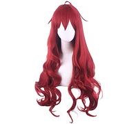 WHBHD Anime Cosplay Perruques Mushoku Tensei: Jobs Réincarnation Ellis Grayrat Cosplay Perruque for Accessoires d'accessoires de fête d'halloween avec Perruque Gratuite
