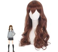 WHBHD Anime Cosplay Wigs Horimiya Hori Kyoko Cosplay Perruque for Accessoires d'accessoires de fête d'halloween avec Perruque Gratuite