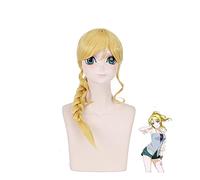 WHBHD Anime LoveLive! Perruque Amour Live Ayase eli Perruque Cosplay pirang muda Perruque rambut ekor kuda
