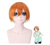 WHBHD Anime LoveLive! Rin Hoshizora Perruque Cosplay Costume Amour Live Femmes Courtes Cheveux synthétiques Cheveux Halloween fête Joue Lecture Perruques