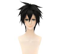 WHBHD Anime Shisui Uchiha Cosplay Perruque Court Synthétique Hair Synthetic Costume Costume Perruques + Perruque
