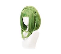 WHBHD Anime Toilettes Hanako-Kun Nanamine Sakura Cosplay Perruque Courte Vert Traitée Résistant à la Chaleur Synthétique Perruques + Perruque