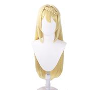 WHBHD Azusa Aizawa Anime, J'Ai tué des slimes Depuis 300 Ans et J'Ai maximisé Mon Niveau Cosplay Cosplay Long Hair Résistant Hair + Perruque Capuchon