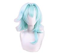 WHBHD Cosplay Cosplay WIG Anime Genshin Impact Perruques de Cheveux synthétiques résistantes à la Chaleur + Perruque