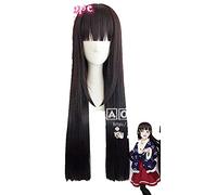 WHBHD Dia Kurosawa Cosplay Love Live Sunshine Cosplay Femmes Long Longue Perruque Noir Cosplay Anime Perruques synthétiques résistantes à la Chaleur