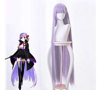 WHBHD Fate fgo Matou Sakura Longue Perruque Violette avec Deux Clip sur ponyaux d'Euryale Stépheno Heart épais Anime Cosplay Partie de Costume