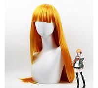 WHBHD Futaba Sakura Cosplay Perruque Persona5 Kostum Bermain Wig Halloween Kostum Rambut