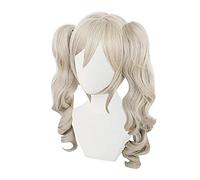 WHBHD Genshin Impact Barbara Westwind Chevights Prier Prier Prêtre Curly PoneyTail Cosplay Wig Cheveux Disfraz de Halloween Para Mujer