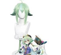 WHBHD Genshin Impact Cosplay Cosplay 85cm Perruque Longue Perruque Cosplay Cosplay Anime Cosplay Perruques résistantes à la Chaleur Perruques synthétiques Halloween