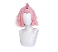 WHBHD Genshin Impact Diona Cosplay 32cm Short Noël Perruque Perruque Cosplay Anime Cosplay Résistant à la Chaleur Résistant à la Chaleur Perruques Synthétique Halloween Partie