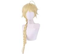 WHBHD Genshin Impact Game Voyageur Aeher Sora Orime Brillant Orime Cosplay Résistant à la Chaleur Synthétique Perruque de Perruque Halloween Perruque