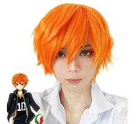 WHBHD Hommes Anime Cosplay Perruque Courtimer Orange Koushi Sugawara Nishinoya Yuu Hinata Haikyuu Cheveux Synthétiques Cos Perruca Pelucas