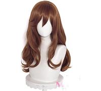 WHBHD Hori Kyoko Kyouko Anime Hori-san à Miyamura-Kun Horimiya Cosplay Longue Perruque Brune résistante à la Chaleur Cheveux synthétiques + Perruque