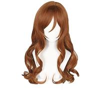 WHBHD Hori Kyoko Kyouko Perruque Anime Hori-san à Miyamura-Kun Horimiya Horimiya Cosplay Résistant à la Chaleur Longue Mixte Brown Wig + Perruque
