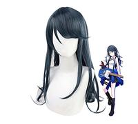 WHBHD Hoshino Ichika Cosplay Perruque Perruque Projet Sekai Coloré Stade! Exploit. Perruque de Costume Anime de Cheveux synthétiques Longs
