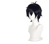 WHBHD Izumi Miyamura Cosplay Horimiya Cosplay Hori San à Miyamura Kun Perruque Blck Blue Perruque Cosplay Perruque synthétique résistante à la Chaleur