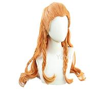 WHBHD Jeu Genshin Impact Aloy Cosplay Perruque Longue Perruques tressées Brunes Cosplay Perruques résistantes à la Chaleur Perruques synthétiques Perruque de Cheveux