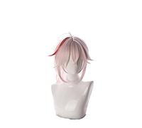 WHBHD Jeu Genshin Impact Kazuha Cosplay Perruque 36cm Anime Résistant à la Chaleur Perruques Synthétiques Halloween 1.6 Version Perruque de caractères
