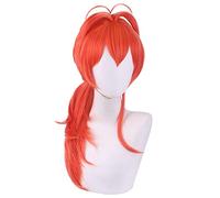 WHBHD Jeu Genshin Impact Projet Orange Rouge Rouge Diluc Ragnvindr Cosplay Cosplay Rôle Play Poudre 60cm