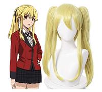 WHBHD Kakegurui Joueur compulsif Anime Mary Saotome Cosplay Wig Cosplay Costume Accessoires Anime Femmes Cosplay Perruques