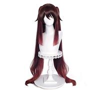WHBHD KR Jeu Genshin Impact Hutao Cosplay Anime Rambut Wig Sintetis Tahan Panas Pesta Karnaval Halloween
