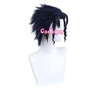 WHBHD Kujo Jotaro Cosplay JoJo Bizarre Adventure Cosplay Hommes Short Black Black Wig Cosplay Anime Cosplay Résistant à la Chaleur Perruques synthétiques
