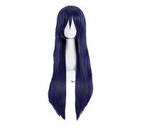 WHBHD LoveLive! Amour Live Sonoda UMI Cosplay Perruques Longues Long Mixte Bleu Résistant à la Chaleur résistante à la Chaleur Perruque de Cheveux Synthétique + Perruque