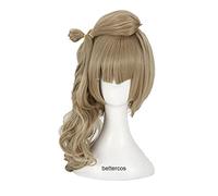 WHBHD LoveLive! Love Live Minami Kotori Cosplay Perruques Longues Linge de Lin bouclés Perruque de Cheveux synthétique résistant à la Chaleur + Perruque