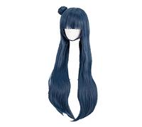 WHBHD LoveLive Sunshine Tsushima Yoshiko Cosplay Wigs Love Live Aqour Yohane Perruque de Cheveux synthétique résistant à la Chaleur + Perruque